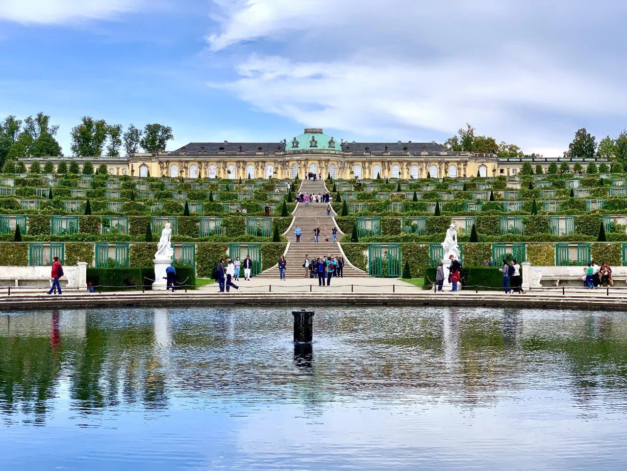 Sanssouci Palace and park in Potsdam